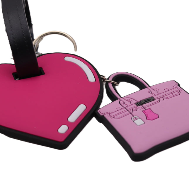 Charm Napoli "La Dolce Vita" con Limone, Ciondolo per Borsa Souvenir Italiano in Gomma,portachiavi-Regalo Tradizione Napoletana