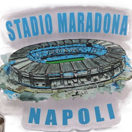 Portachiavi Napoli Plexiglass, Corno Portafortuna, San Gennaro, Stadio Maradona, I Love Napoli Pizza, Souvenir Italia