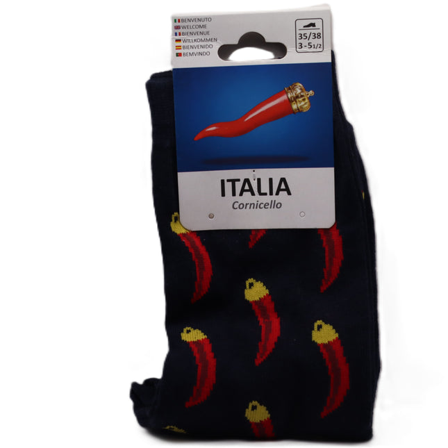 Calzini in Cotone - con Fantasie Assortite e Simboli Tradizionali- Partenopei Collection