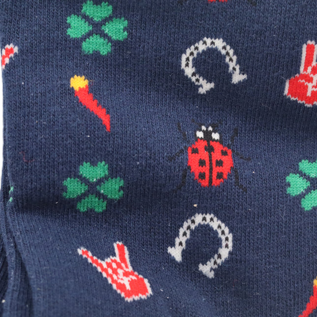 Calzini in Cotone - con Fantasie Assortite e Simboli Tradizionali- Partenopei Collection