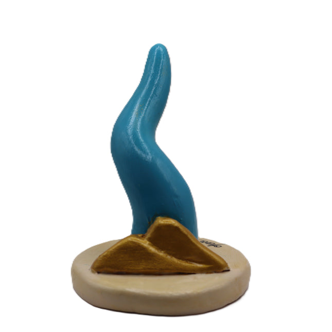 Corno Vesuvio in Ceramica H 9cm - Rosso o Azzurro