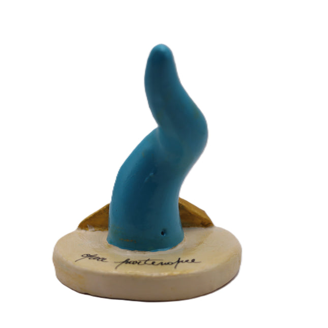 Corno Vesuvio in Ceramica H 9cm - Rosso o Azzurro