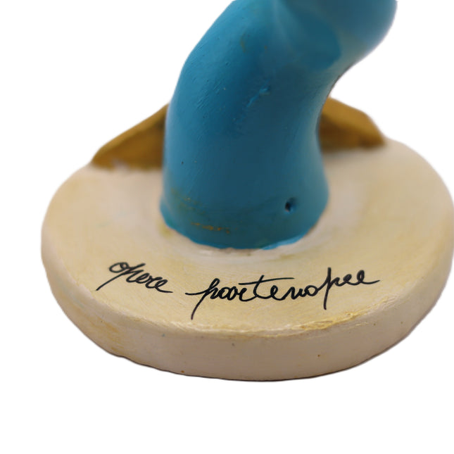 Corno Vesuvio in Ceramica H 9cm - Rosso o Azzurro