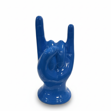 Corna Portafortuna in Ceramica lucida-Fatta a mano-Vari colori