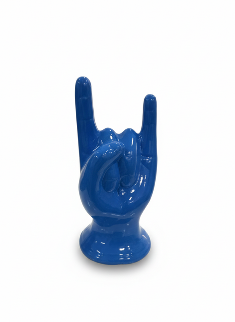 Corna Portafortuna in Ceramica lucida-Fatta a mano-Vari colori