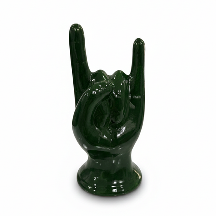 Corna Portafortuna in Ceramica lucida-Fatta a mano-Vari colori