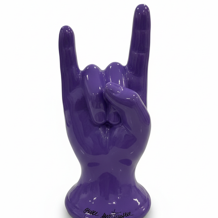 Corna Portafortuna in Ceramica lucida-Fatta a mano-Vari colori