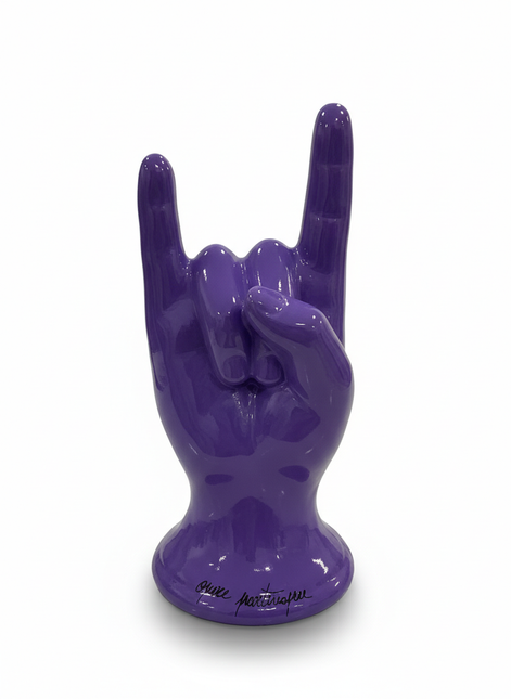 Corna Portafortuna in Ceramica lucida-Fatta a mano-Vari colori