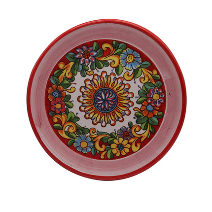 Piattino in Ceramica Artigianale Napoletana - Decoro Maioliche