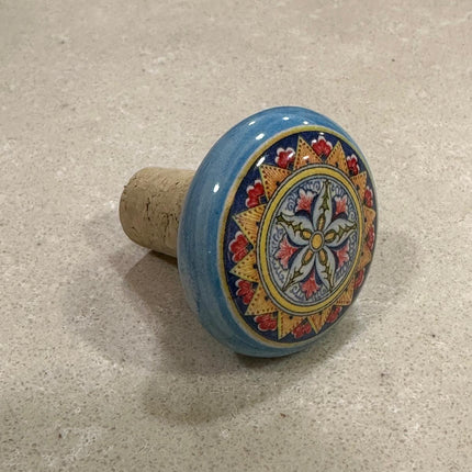Tappi Bottiglia in Sughero e Ceramica Artigianale Italiana - Made in Italy