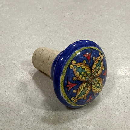 Tappi Bottiglia in Sughero e Ceramica Artigianale Italiana - Made in Italy