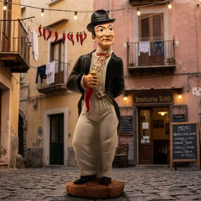 Statua Artistica Totò "Il Principe" – Scultura in Resina – Omaggio ad Antonio de Curtis.