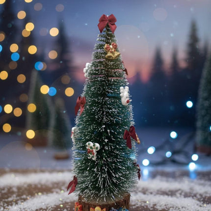 Albero di Natale Addobbato Artigianalmente – Scegli la tua Altezza (20 o 25 cm)