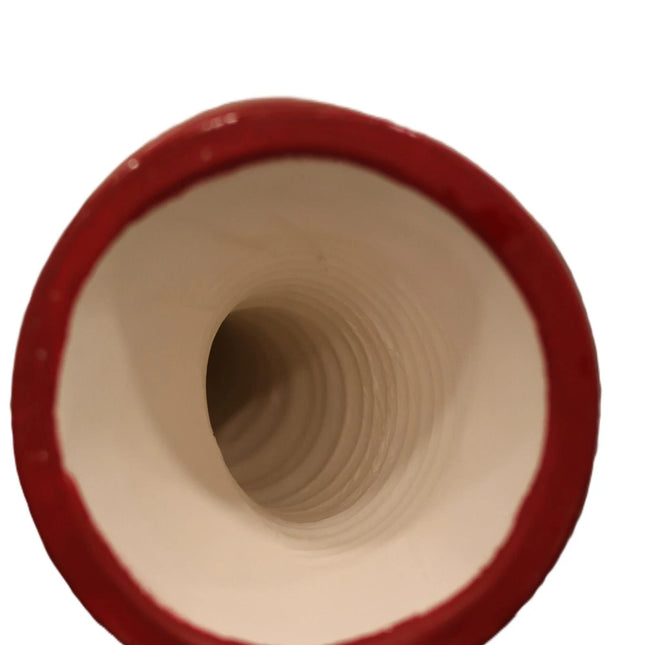 Scultura  Maxi Corno Portafortuna in Ceramica