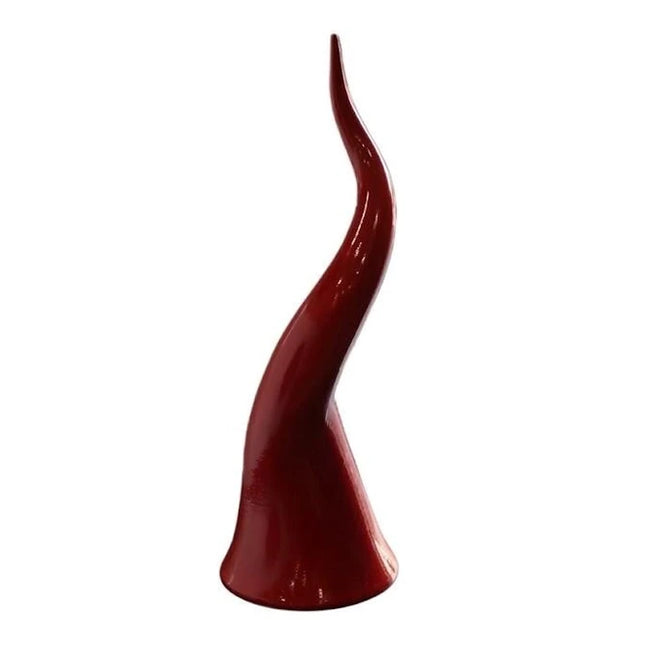 Scultura  Maxi Corno Portafortuna in Ceramica