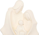 Scultura Sacra Famiglia in Ceramica