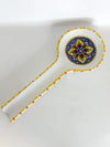 Ladle Rest in Handcrafted Ceramic - Lemons/Majolica Decor