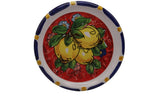 Piattino in Ceramica Artigianale Napoletana - Decoro Limoni