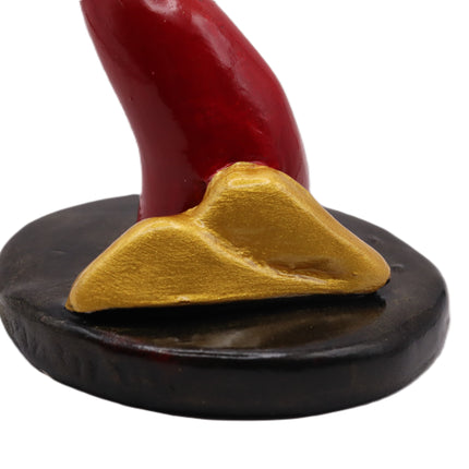 Corno vesuvio in ceramica - H 9cm