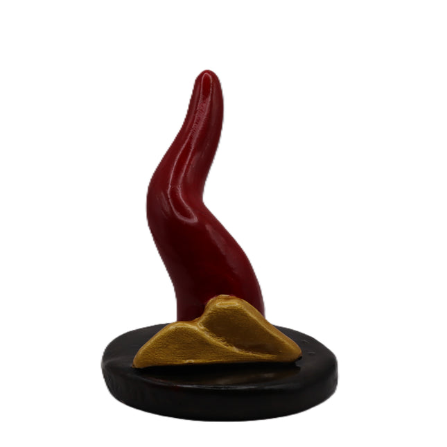 Corno Vesuvio in Ceramica H 9cm - Rosso o Azzurro