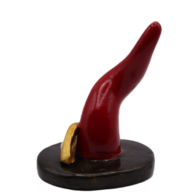 Corno Vesuvio in Ceramica H 9cm - Rosso o Azzurro