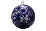 Palline Di Natale In Ceramica Dipinte A Mano