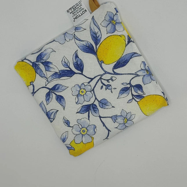 Set Cucina "Limoni di Sicilia" – Guanto Forno e Presina in Puro Cotone