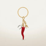 Handmade Lucky Horn (Gold and Silver) - Handmade Amulet Keychain