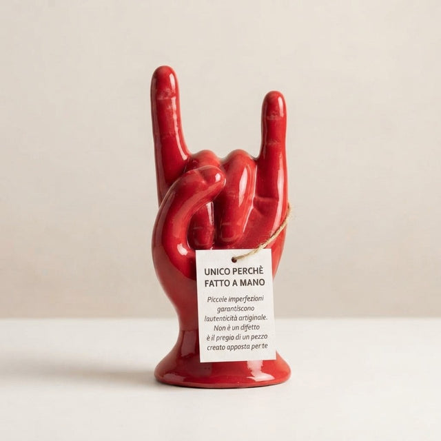Lucky Horns in glossy ceramic - Handmade - Various colors