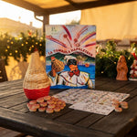 Tombola Tradizionale Napoletana con Cestello in Vimini