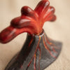Vesuvio in Ceramica Dipinto a Mano - Scultura Vulcanica