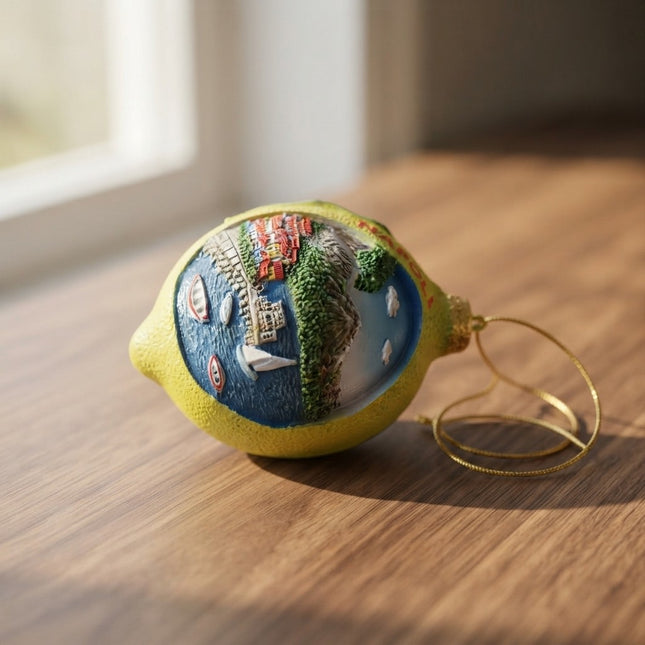 Pallina di Natale a Forma di Limone
