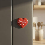 Magnete Cuore Ceramica Dipinto