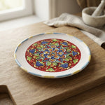 Piattino in Ceramica Artigianale Napoletana - Decoro Maioliche