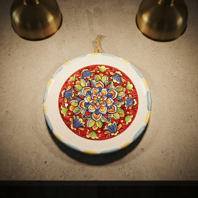 Piattino in Ceramica Artigianale Napoletana - Decoro Maioliche