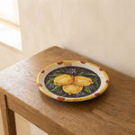 Piattino in Ceramica Artigianale Napoletana - Decoro Limoni