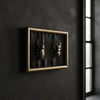 Quadro 3D Insetti Museali in Cornice Barocca Oro e Nero – Fatto a Mano, Decorazione Appesa/Mensola