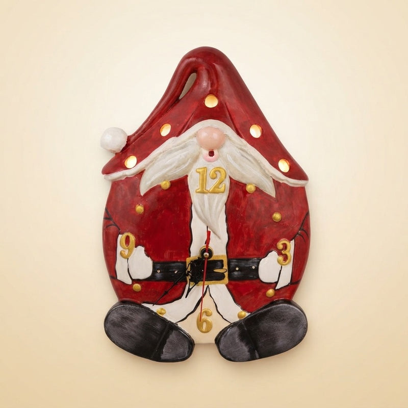Decorazione Murale Babbo Natale Ceramica