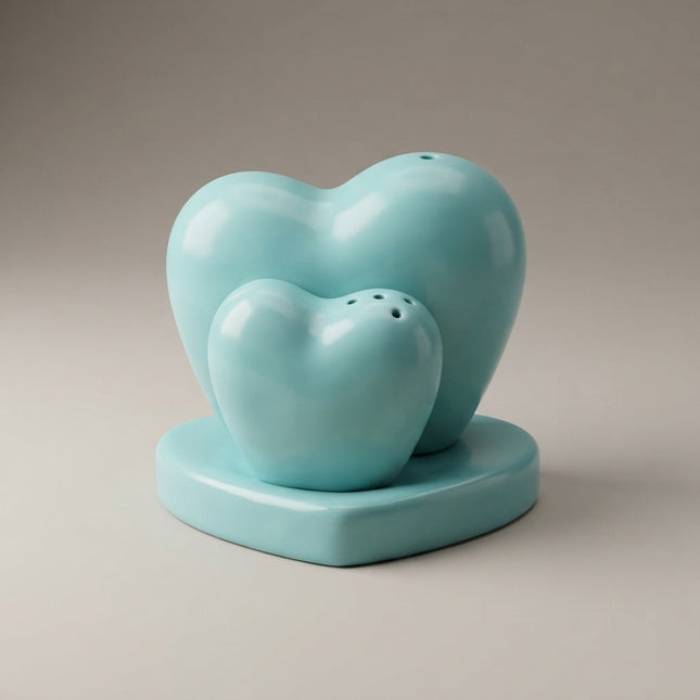 Set Sale e Pepe a Cuore in Ceramica